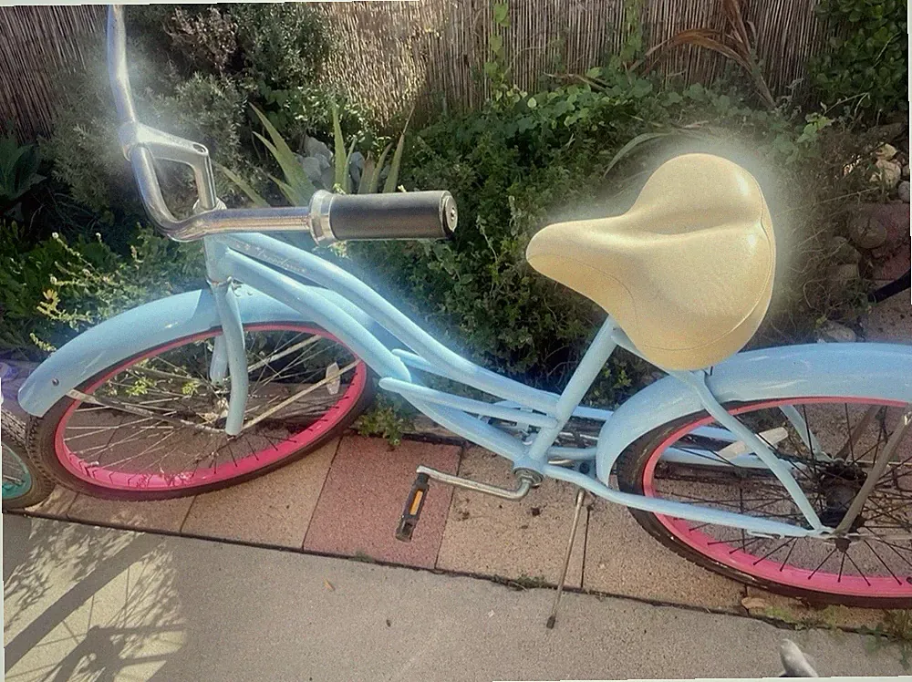 Beach Cruiser Bike Baby Blue